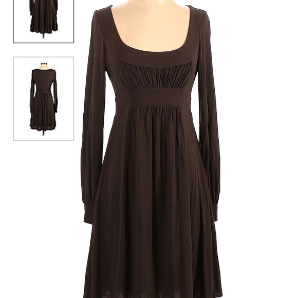 BCBG Max Azria Long Sleeve Boho Peasant Dress - Picture 1 of 5